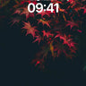 Crimson Whisper Wallpaper with Falling Leaves wallpaper for iPhone, iPad & Mac