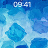 Frozen Blue Ice Background wallpaper for iPhone, iPad & Mac
