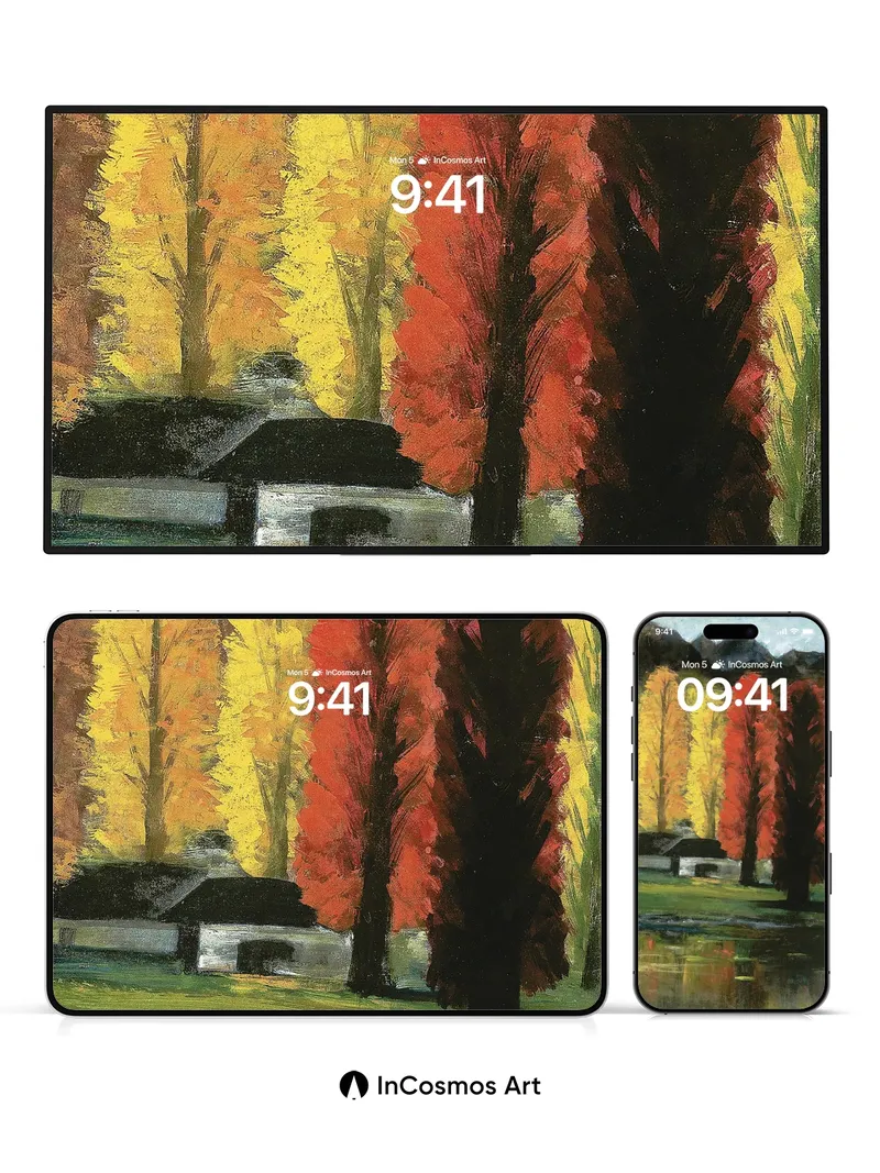 Autumn Echo Wallpaper with Mountain Whisper