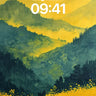 Golden Hush Wallpaper with Whispering Peaks wallpaper for iPhone, iPad & Mac