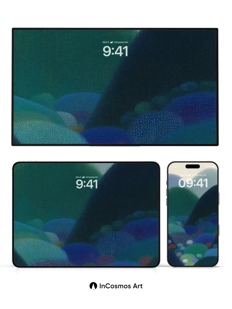 Whispering Hills Wallpaper with Polka-Dot Dreams