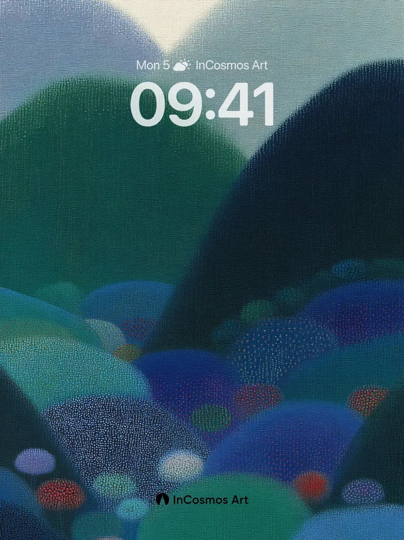 Whispering Hills Wallpaper with Polka-Dot Dreams