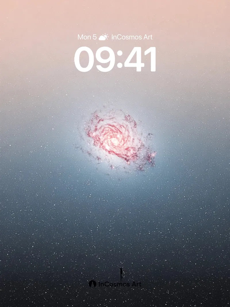 Cosmic Whirlpool Wallpaper with Starlit Depth wallpaper for iPhone, iPad & Mac
