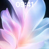 Luminous Petal Wallpaper with Ethereal Gradient wallpaper for iPhone, iPad & Mac