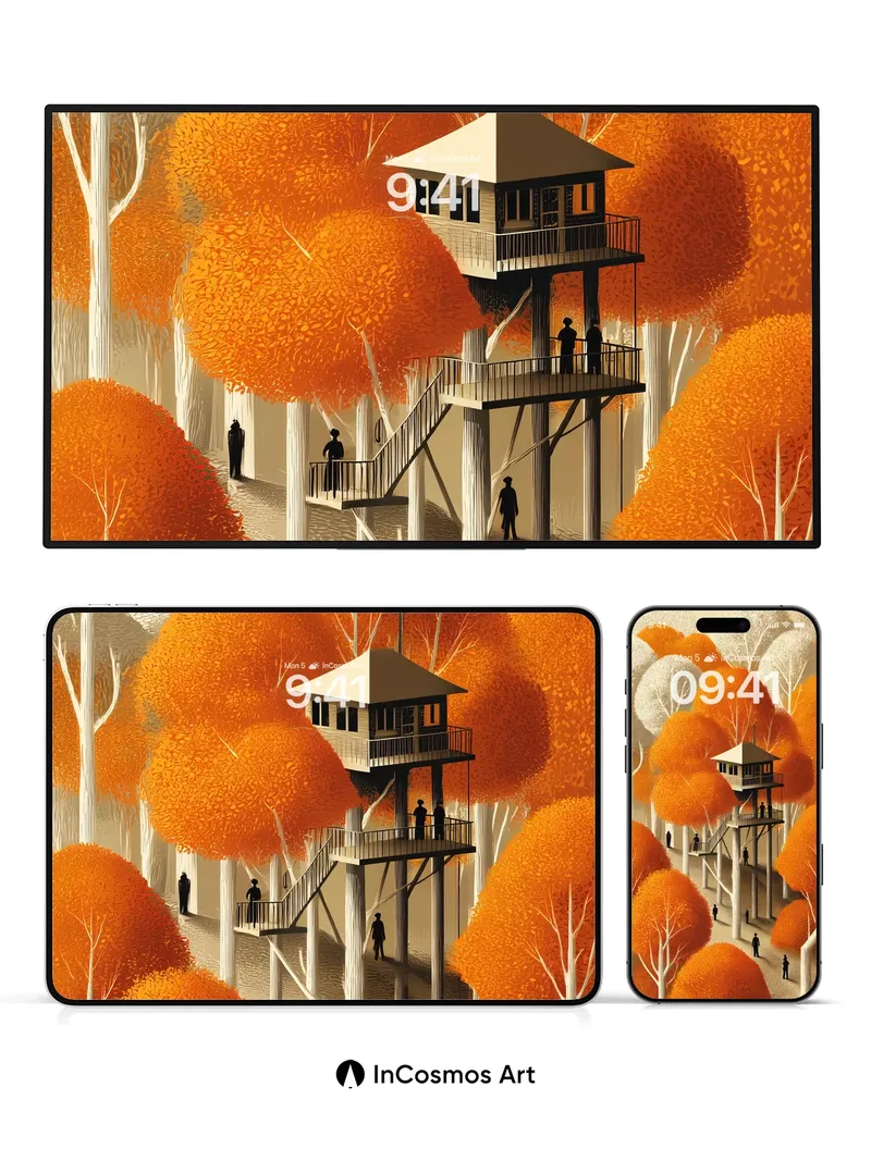 Autumn Reverie Wallpaper with Towered Silence