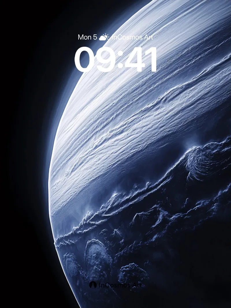 Cosmic Hush Wallpaper with Ethereal Cloud Veils