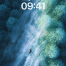 Whispering Forest Wallpaper with Crimson Fox wallpaper for iPhone, iPad & Mac