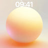 Serene Orb Wallpaper with Soft Gradient Light wallpaper for iPhone, iPad & Mac