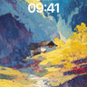 Golden Valley Serenity Wallpaper with Mountain Whisper wallpaper for iPhone, iPad & Mac