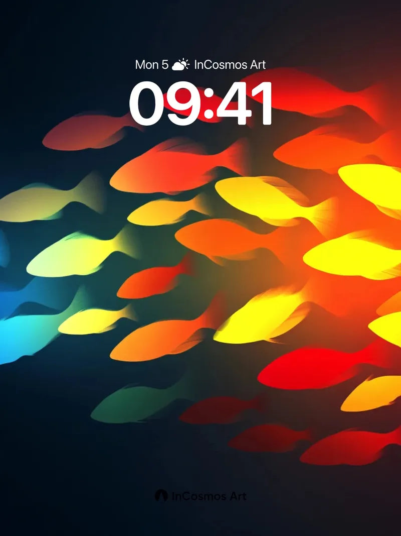 Radiant School Wallpaper with Living Color