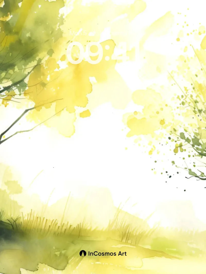 Golden Hush Wallpaper with Sunlit Canopy