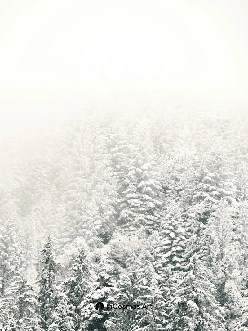 Silent Frost Wallpaper with Whispering Pines