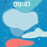 Oceanic Abstract Background wallpaper for iPhone, iPad & Mac