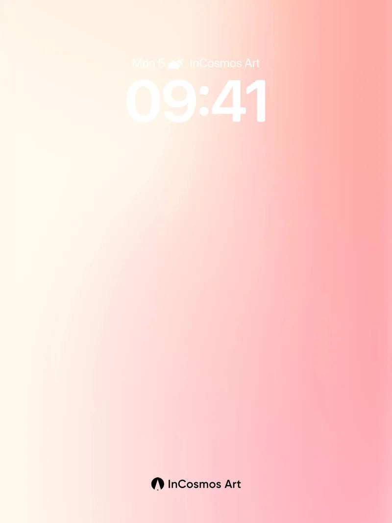 Soft Gradient Wallpaper with Coral Hues
