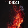 Eruptive Pulse Wallpaper with Molten Veins wallpaper for iPhone, iPad & Mac