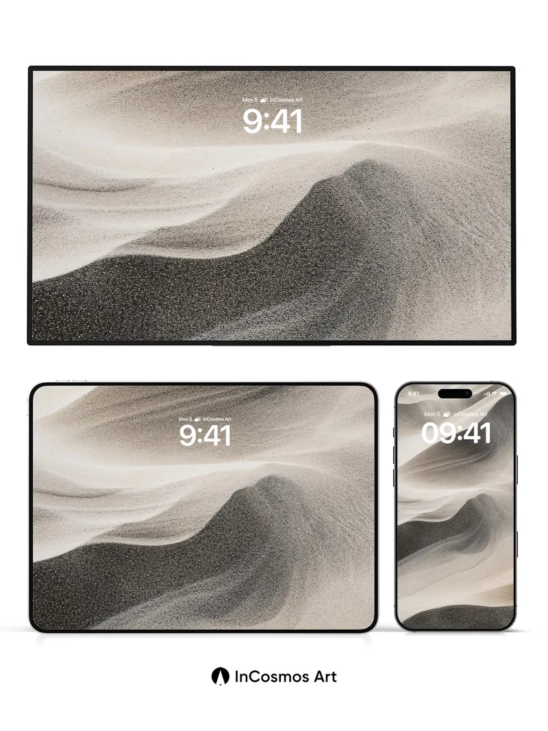 Sculpted Sand Wallpaper with Whispering Dunes