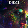 Neon Reverie Wallpaper with Cosmic Dust wallpaper for iPhone, iPad & Mac