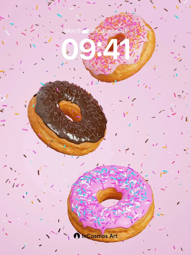 Playful Float Wallpaper with Sprinkle Storm wallpaper for iPhone, iPad & Mac