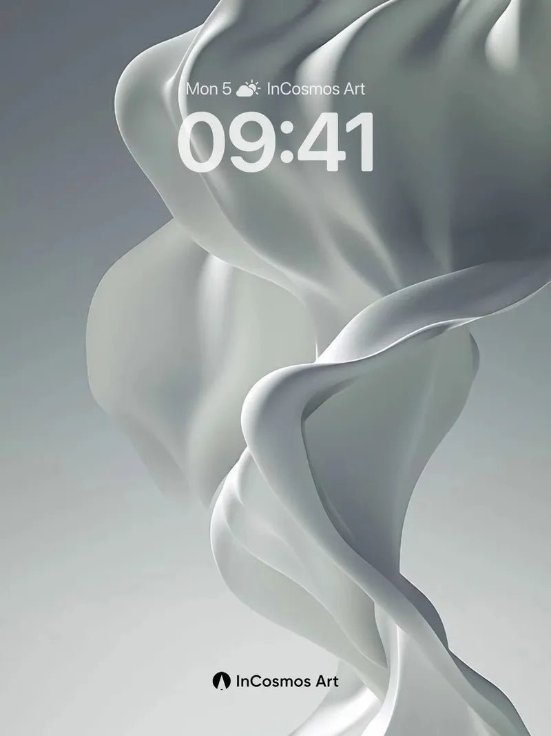 Silken Drift Wallpaper with Ethereal Flow