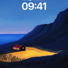 Solitary Beacon Wallpaper with Mountain Embrace wallpaper for iPhone, iPad & Mac