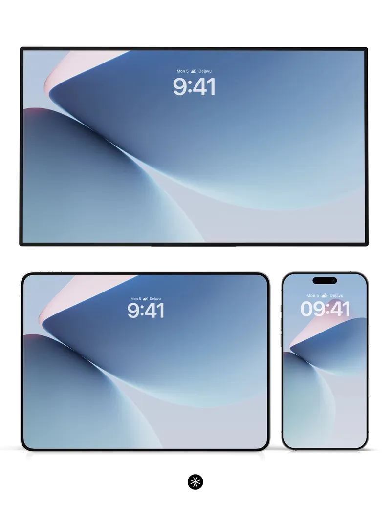 Serene Gradient Flow Background