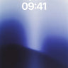 Muted Horizon Wallpaper with Ethereal Blue Veils wallpaper for iPhone, iPad & Mac