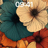 Velvet Bloom Wallpaper with Inked Petals wallpaper for iPhone, iPad & Mac