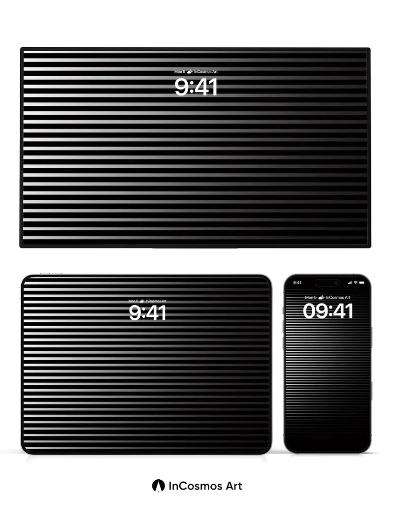 Silent Circuit Wallpaper with Metallic Pulse