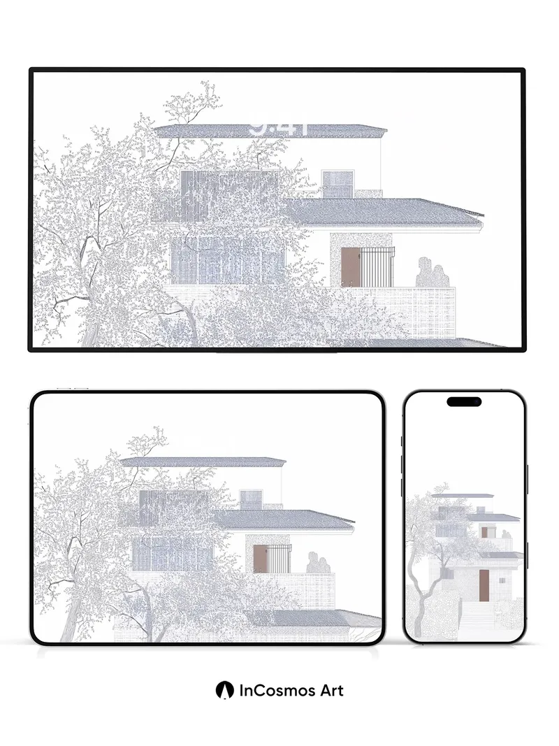 Serenity Grove Wallpaper with Whispering Walls