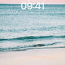 Serenity Sea Wallpaper with Soft Horizon Glow wallpaper for iPhone, iPad & Mac