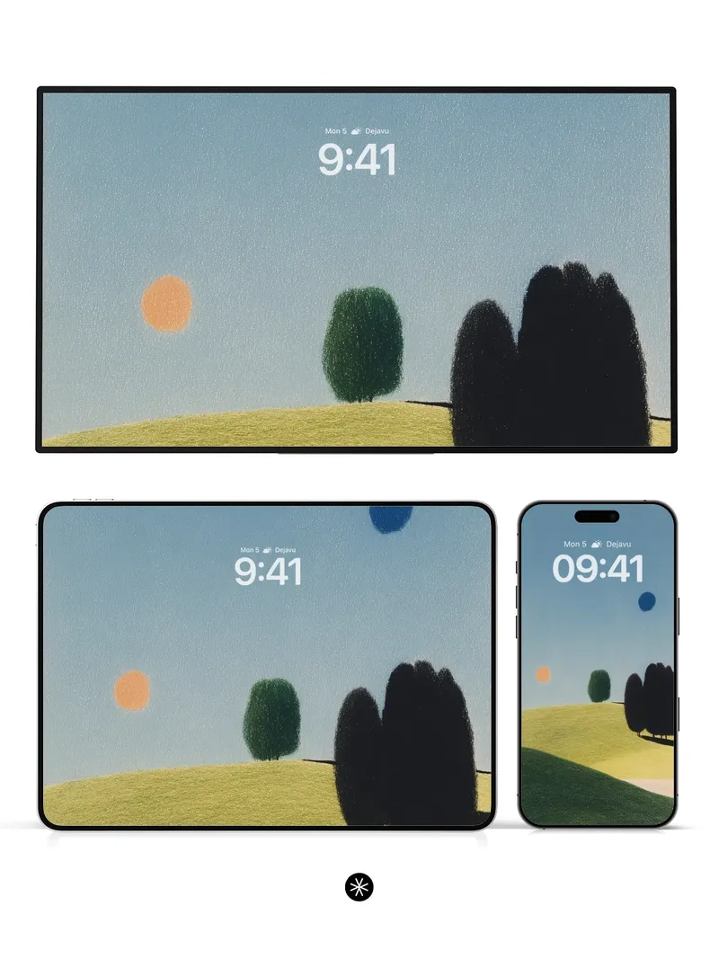 Surreal Horizon Gradient Background