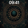 Cosmic Lattice Wallpaper with Celestial Veins wallpaper for iPhone, iPad & Mac