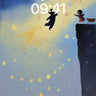 Stellar Leap Wallpaper with Floating Silhouettes wallpaper for iPhone, iPad & Mac