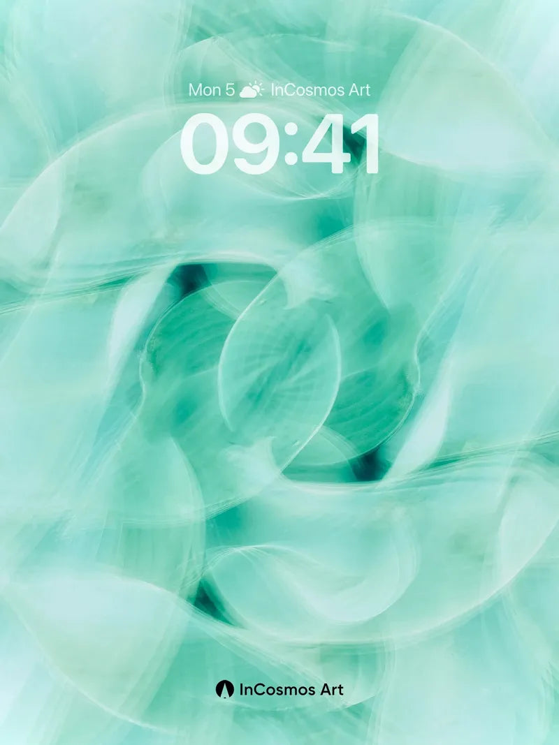 Serenity Swirl Wallpaper with Ethereal Light