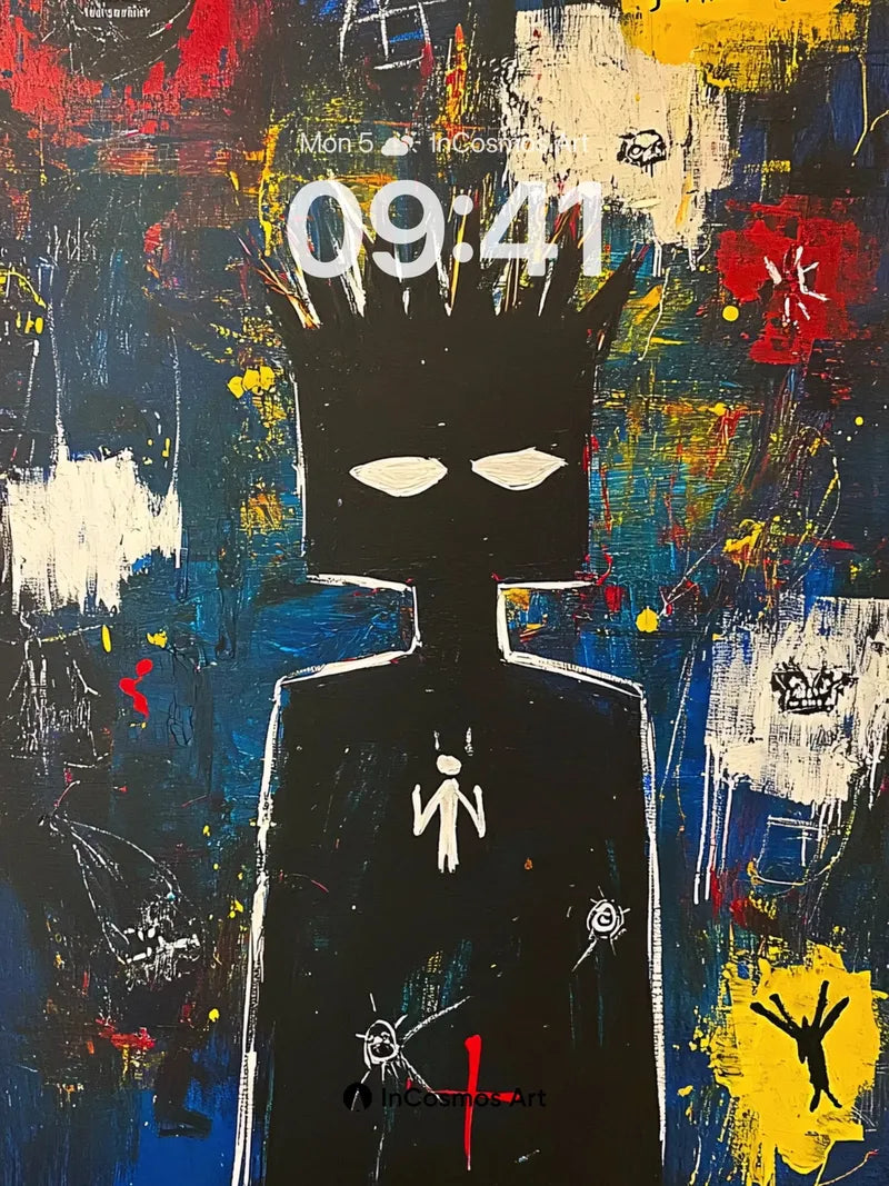 Shadow Crown Wallpaper with Cosmic Symbols