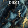 Nocturnal Gold Vein Wallpaper with Cosmic Depth wallpaper for iPhone, iPad & Mac
