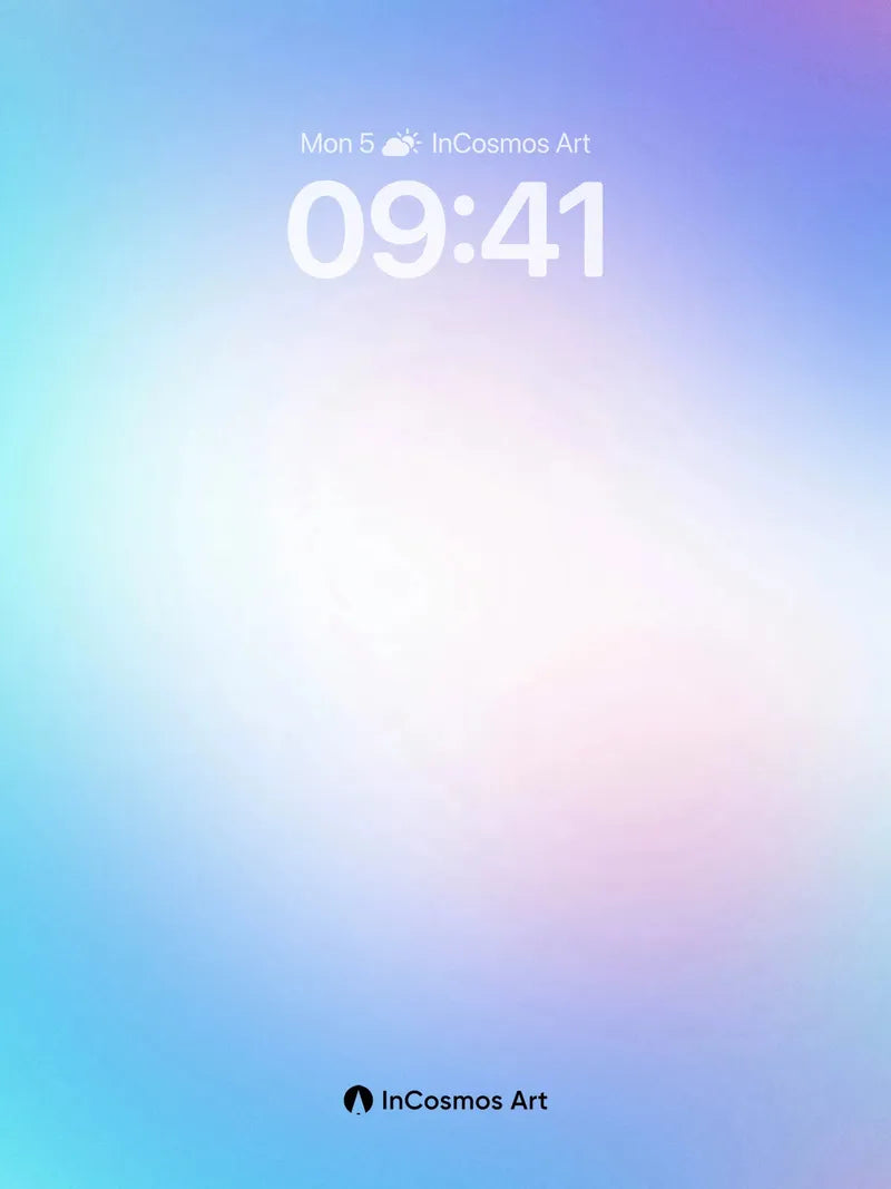 Luminous Gradient Wallpaper with Ethereal Hues