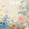Whispering Bloom Wallpaper with Soft Light Veils wallpaper for iPhone, iPad & Mac