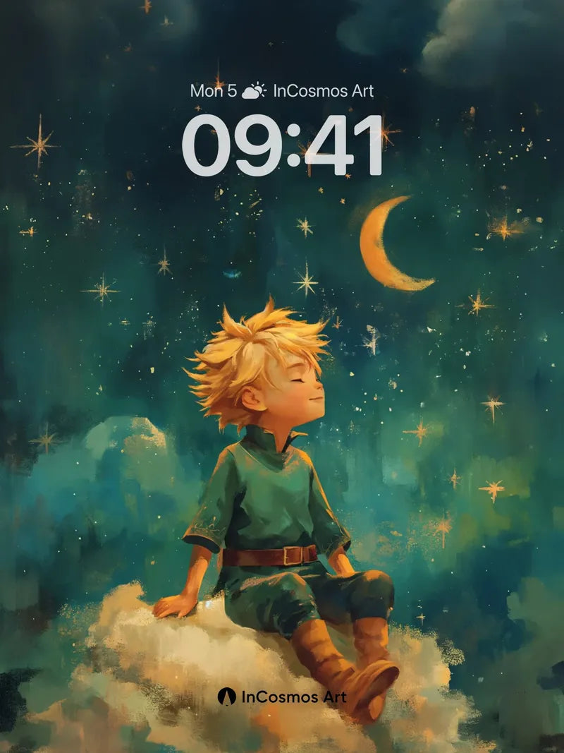 Starry Solitude Wallpaper with Cloud Cradle wallpaper for iPhone, iPad & Mac