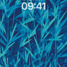 Midnight Bamboo Forest Wallpaper in Cyan wallpaper for iPhone, iPad & Mac