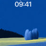 Surreal Blue Horizon Wallpaper wallpaper for iPhone, iPad & Mac