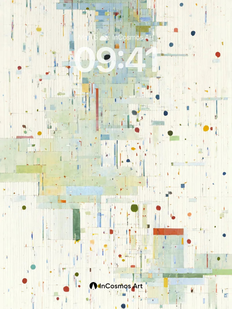 Quiet Rainfall Wallpaper with Painted Glass wallpaper for iPhone, iPad & Mac