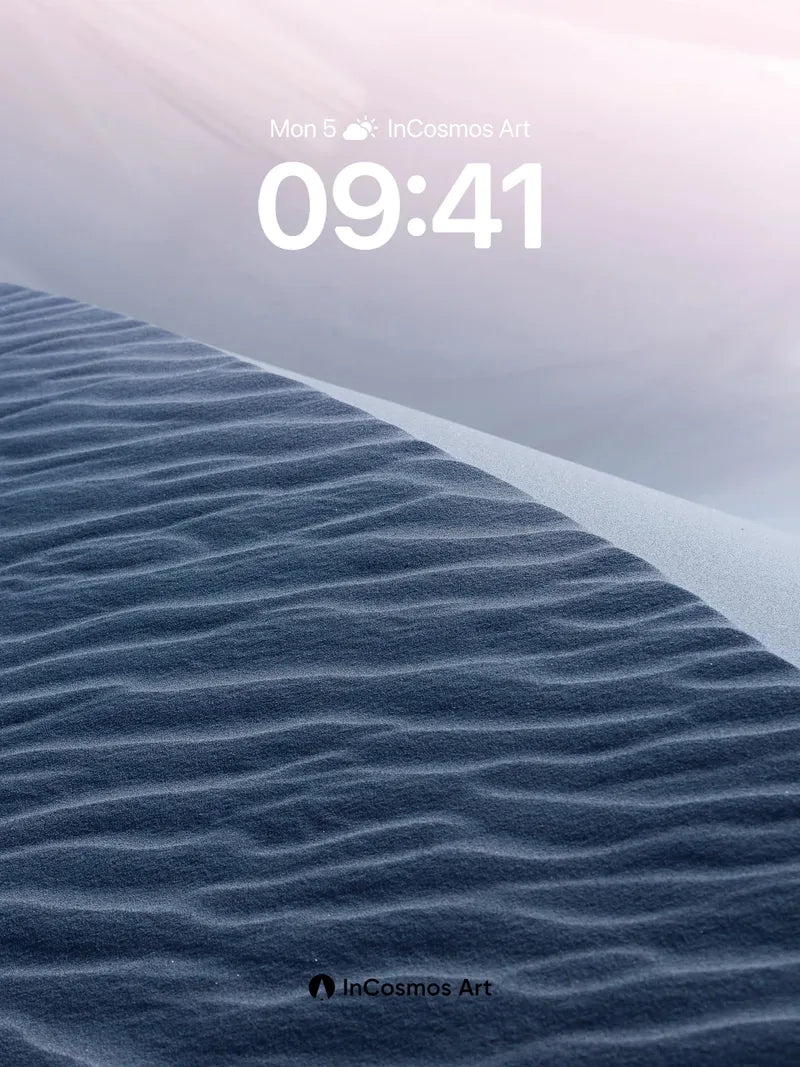 Serenity Dune Wallpaper with Soft Light Veil