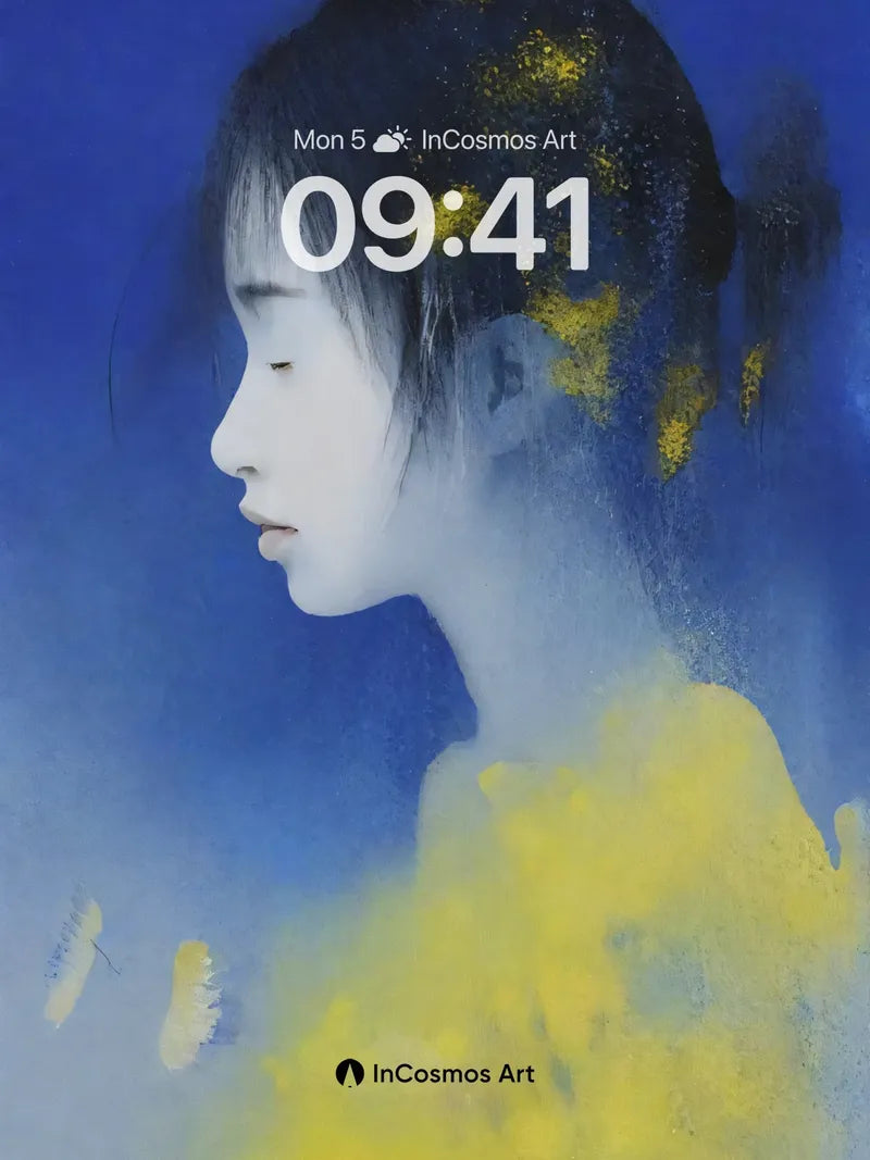 Surreal Silence Wallpaper with Golden Haze