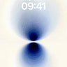 Serenity Sphere Wallpaper with Deep Blue Core wallpaper for iPhone, iPad & Mac