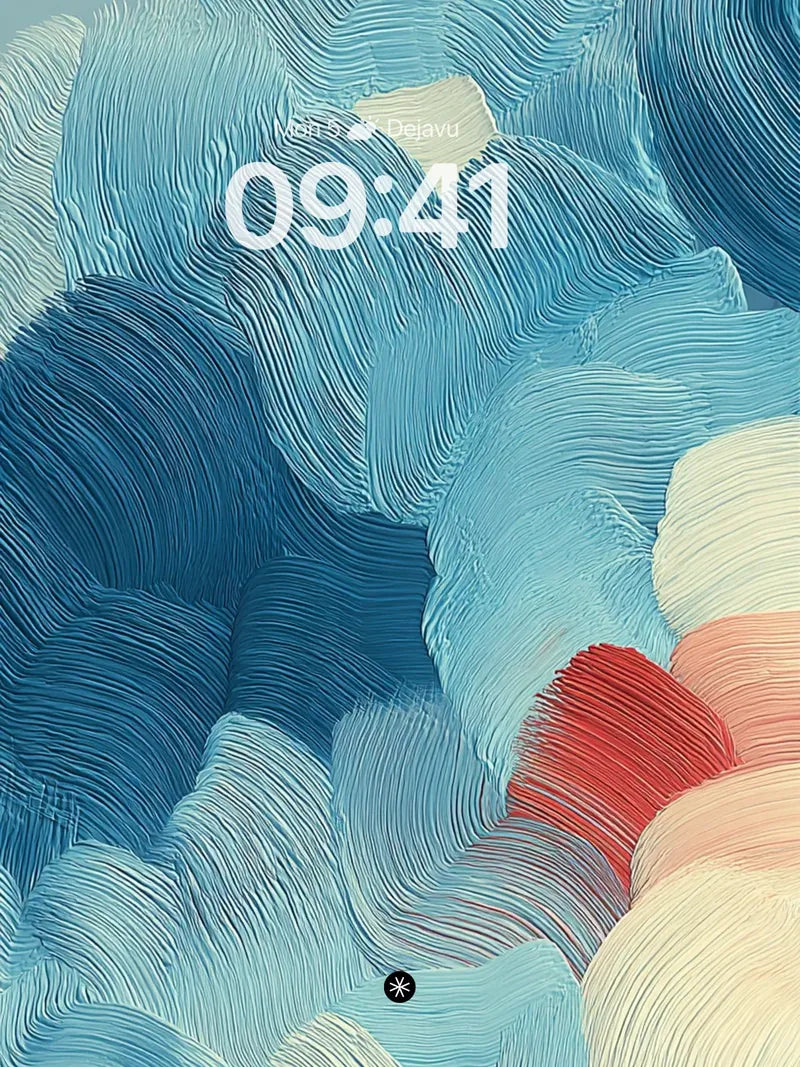 Fluid Serenity Abstract Wallpaper