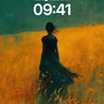 Whispering Gold Wallpaper with Shadowed Solitude wallpaper for iPhone, iPad & Mac