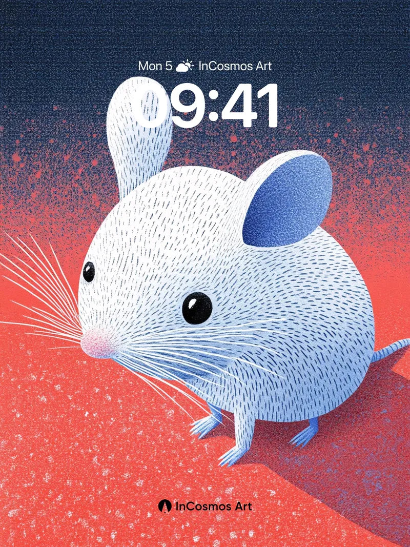 Whispering Thread Wallpaper with Felted Light