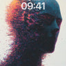 Flicker Ghost Wallpaper with Pixel Storm wallpaper for iPhone, iPad & Mac