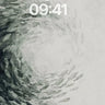 Swirling Ink Fish School Wallpaper wallpaper for iPhone, iPad & Mac